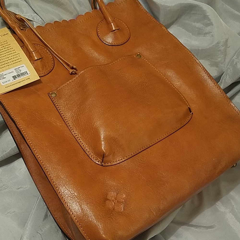 Patricia Nash Burnished Tooled Cavo tote - Picture 6 of 7